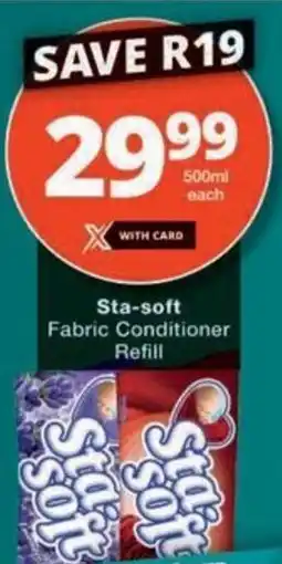Checkers Hyper Sta-soft Fabric Conditioner Refill offer