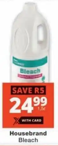 Checkers Hyper Housebrand Bleach offer
