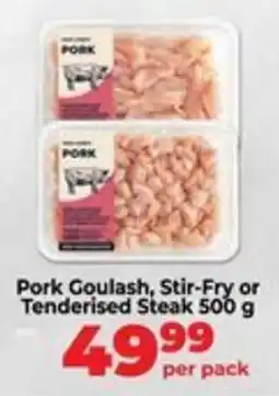 Food Lover's Market Pork Goulash, Stir-Fry or Tenderised Steak offer