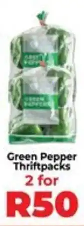 Food Lover's Market Green Pepper Thriftpacks offer