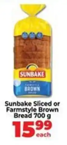 Food Lover's Market Sunbake Sliced or Farmstyle Brown Bread offer