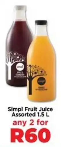 Food Lover's Market Simpl Fruit Juice Assorted offer