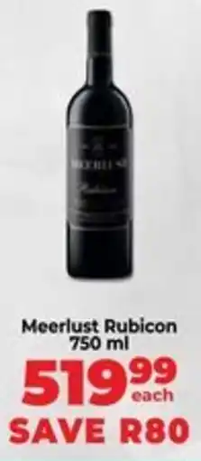 Food Lover's Market Meerlust Rubicon offer