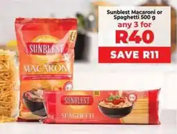 Food Lover's Market Sunblest Macaroni or Spaghetti offer