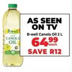 Food Lover's Market B-well Canola Oil offer