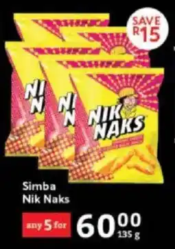Oxford Freshmarket Simba Nik Naks offer