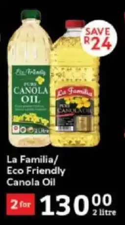 Oxford Freshmarket La Familia/ Eco Friendly Canola Oil offer