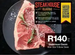 Checkers Steakhouse Classic Man-Size T-Bone Steak offer