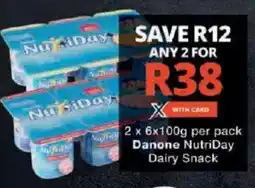 Checkers Danone NutriDay Dairy Snack offer