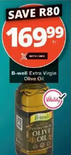 Checkers B-well Extra Virgin Olive Oil offer
