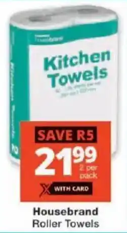 Checkers Housebrand Roller Towels offer
