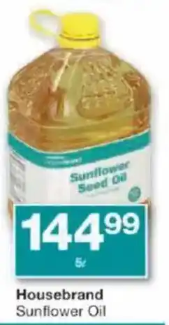 Checkers Housebrand Sunflower Oil offer