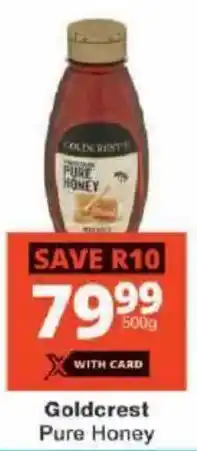 Checkers Goldcrest Pure Honey offer