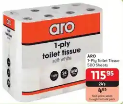 Makro ARO 1-Ply Toilet Tissue offer
