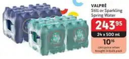 Makro VALPRÉ Still or Sparkling Spring Water offer