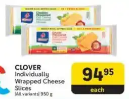 Makro CLOVER Individually Wrapped Cheese Slices offer