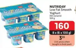Makro NUTRIDAY Low Fat Smooth Yoghurt offer