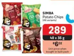 Makro SIMBA Potato Chips offer