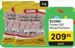 Makro ECONO Frozen IQF Mixed Portions offer