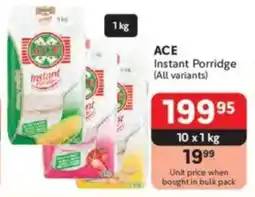 Makro ACE Instant Porridge offer