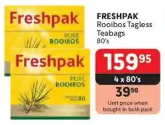 Makro FRESHPAK Rooibos Tagless Teabags offer