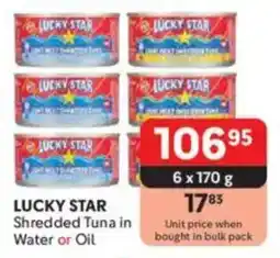 Makro LUCKY STAR Shredded Tuna in Water or Oil offer
