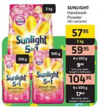 Makro SUNLIGHT Handwash Powder offer