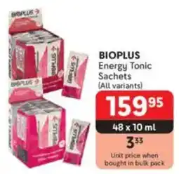 Makro BIOPLUS Energy Tonic Sachets offer
