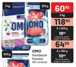 Makro OMO Handwash Powder offer
