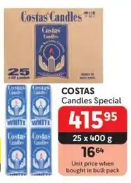 Makro COSTAS Candles Special offer