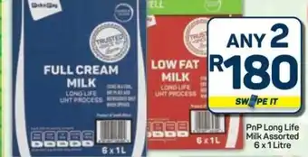 Pick n Pay PnP Long Life Milk Assorted offer