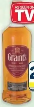 Pick n Pay Grant's Triple Wood Blended Scotch Whisky offer