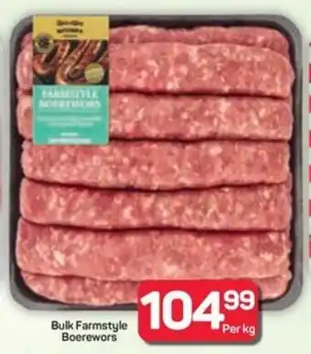 Pick n Pay Bulk Farmstyle Boerewors offer