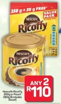 Pick n Pay Nescafé Ricoffy or Pouch offer