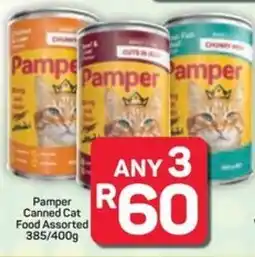 Pick n Pay Pamper Canned Cat Food Assorted offer