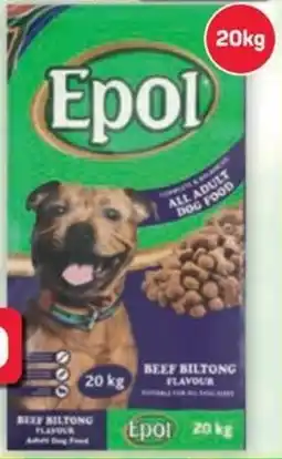 Pick n Pay Epol Adult Dog Food Beef or Biltong Flavour offer