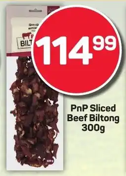 Pick n Pay PnP Sliced Beef Biltong offer