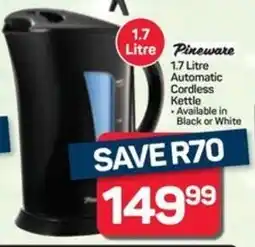 Pick n Pay Pineware Automatic Cordless Kettle offer