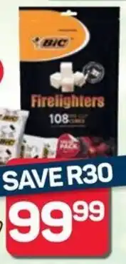 Pick n Pay BIC Pre-Cut Cubes Firelighters Pouch offer