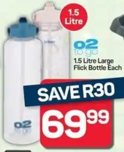 Pick n Pay O2 to go Flick Bottle offer
