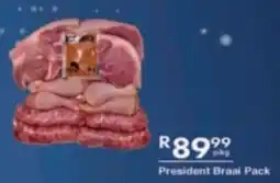 President Hyper President Braai Pack offer