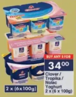 President Hyper Clover/ Tropika/ Nolac Yoghurt offer