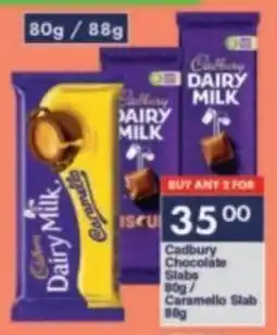 President Hyper Cadbury Chocolate Slabs/ Caramello Slab offer