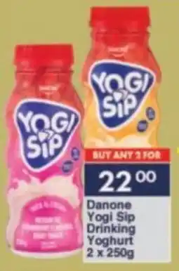 President Hyper Danone Yogi Sip Drinking Yoghurt offer