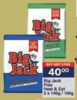 President Hyper Big Jack Pies Heat & Eat offer