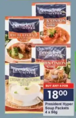 President Hyper President Hyper Soup Packets offer