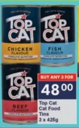 President Hyper Top Cat Cat Food Tins offer