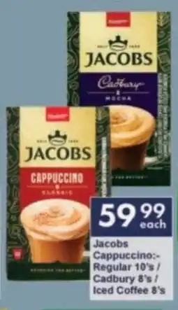 President Hyper Jacobs Cappuccino Regular/ Cadbury/ Iced Coffee offer