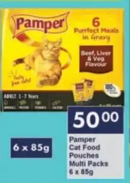 President Hyper Pamper Cat Food Pouches Multi Packs offer