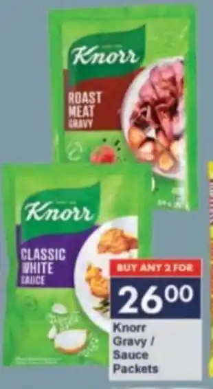 President Hyper Knorr Gravy/ Sauce Packets offer